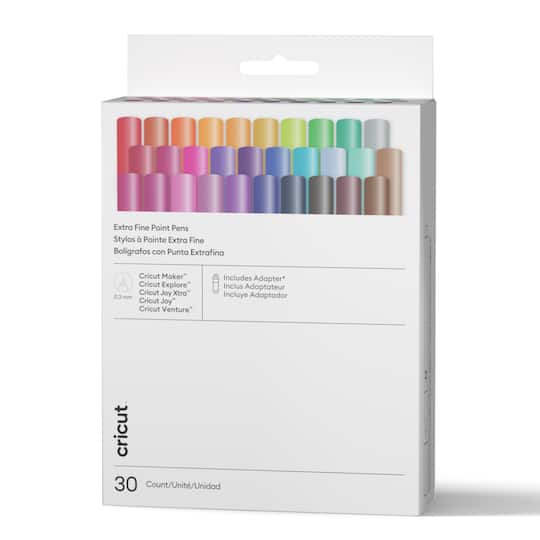 Cricut® 0.3mm Ultimate Sampler Extra Fine Point Pen Set + Adapter